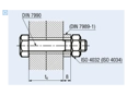Functional principle of CLEFF - Sets with hex head bolt and nut