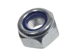 Product image of Prevailing torque type hex lock nuts thin type, metric fine thread, with polyamide insert