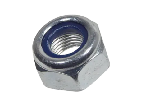 Product image of Prevailing torque type hex lock nuts thin type, metric fine thread, with polyamide insert