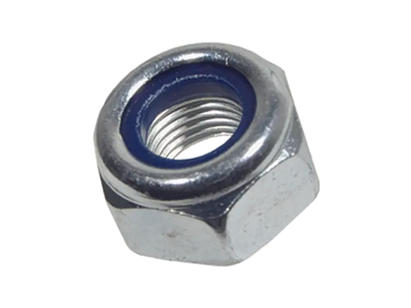 Product image of Prevailing torque type hex lock nuts thin type, metric fine thread, with polyamide insert