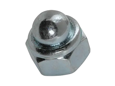 Product image of Prevailing torque type hex domed cap nuts with polyamide insert