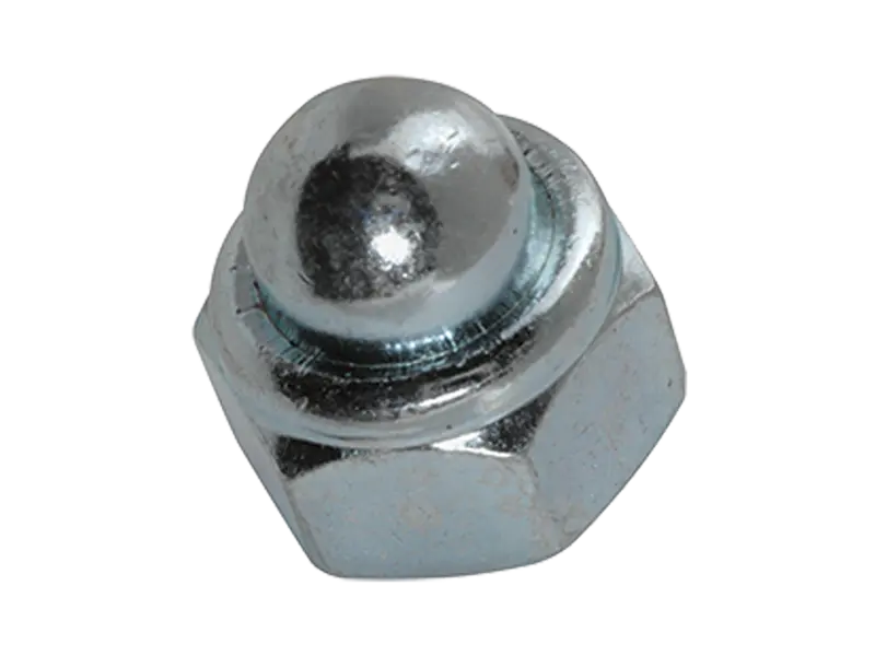 Product image of Prevailing torque type hex domed cap nuts with polyamide insert