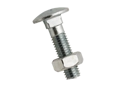 Product image of Round head square neck bolts with hex nut