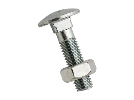 Product image of Round head square neck bolts with hex nut