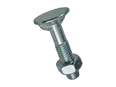 Product image of Flat head bolts with double fins with hex nut