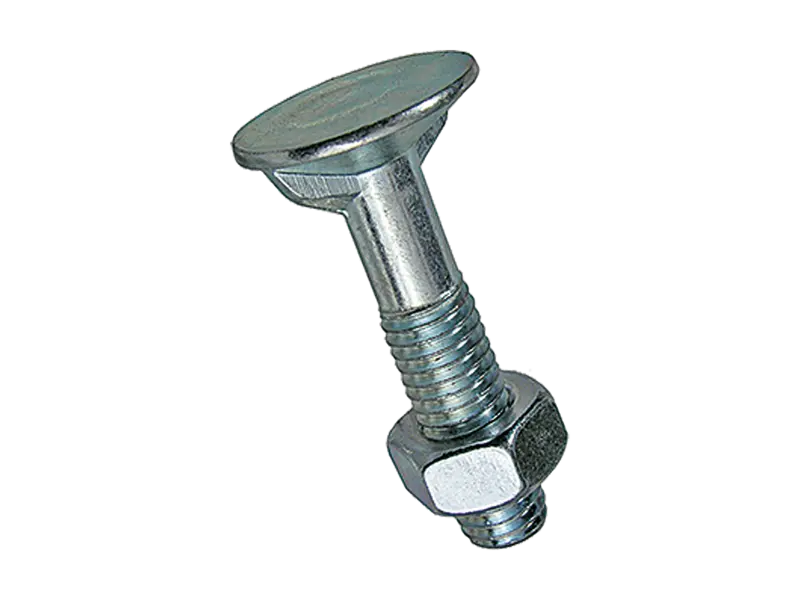 Product image of Flat head bolts with double fins with hex nut