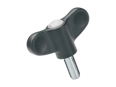 Product image of ELESA® Ergostyle EWN.p - Wing screws with threaded stud, steel zinc plated