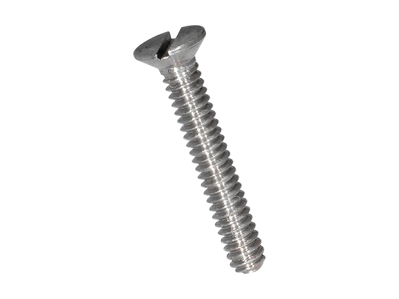 Product image of Slotted flat countersunk head screws machined