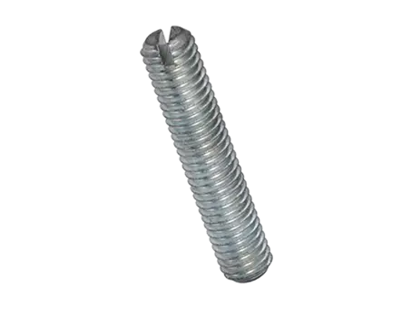 Product image of Slotted set screws with flat point, chamfered