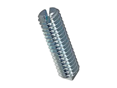 Product image of Slotted set screws with cone point