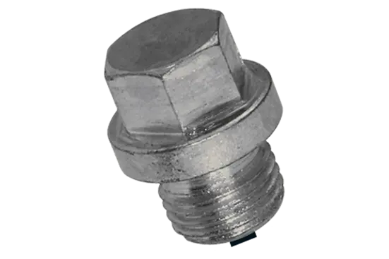 BN 443 | Hex head screw plugs with shoulder, metric fine thread with magnet