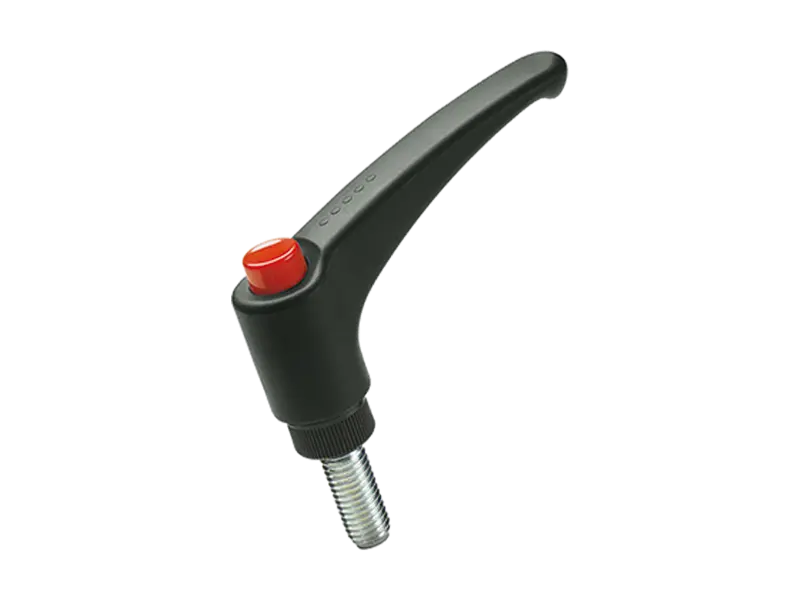 Product image of ELESA® Ergostyle ERX.p - Adjustable handles with threaded stud, steel zinc plated