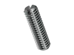Product image of Slotted set screws with flat point, chamfered