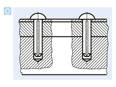Functional principle of Round head grooved pins