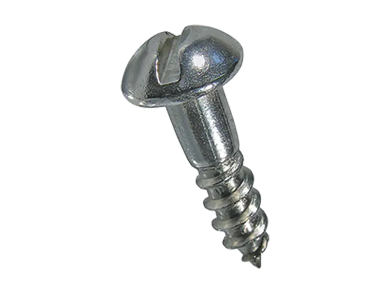 Product image of Slotted round head wood screws