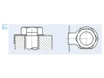 Assembly illustration for Tab washers with long and short tab