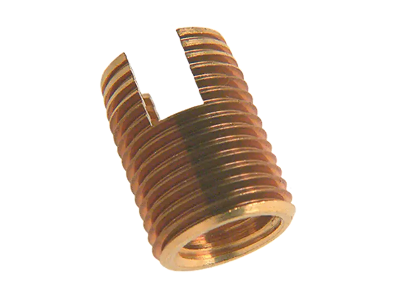 Product image of Ensat® S 302 - Self-cutting thread inserts with cutting slot, for light metals, thermoplastics and thermoset plastics