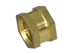 Product image of A - Threaded inserts for insertion form A hexagonal without shoulder, with through hole thread, for thermoplastics and thermosets