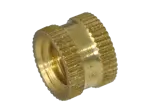 Product image of B - Threaded inserts for insertion form B knurled without shoulder, with through hole thread, for thermoplastics and thermosets