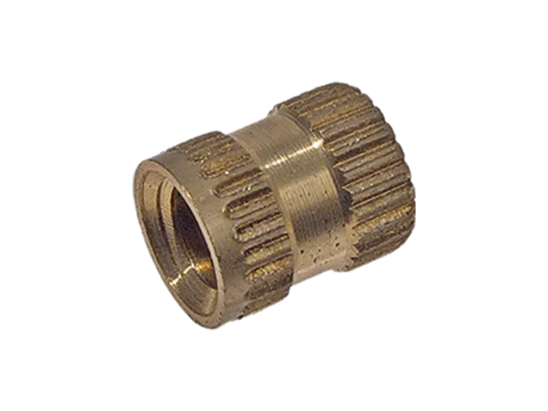 Product image of H - Threaded inserts for insertion form H knurled with shoulder, with threaded blind hole, for thermoplastics and thermosets