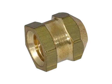 Product image of P - Threaded inserts for insertion form P hexagonal without shoulder, with threaded blind hole, for thermoplastics and thermosets