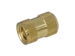 Product image of S - Threaded inserts for insertion form S knurled with shoulder, with threaded blind hole, for thermoplastics and thermosets