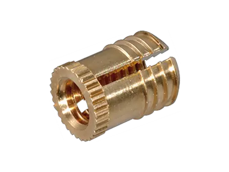 产品图片：BancLok® MV 812-815 - 带膨胀锚固的压入式螺纹嵌套 无头，带齿环和锚固外形，适用于热塑性塑料
