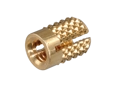 Product image of BancLok® R 841 - Press-in threaded inserts with expansion anchoring without head, with cross knurling, for thermosets