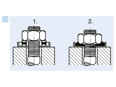 Functional principle of Dubo® - Toothed lock washers for Dubo® rings