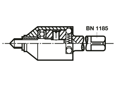 Technical drawing with dimensions of Ensat® 620 - Shaft for installation tools  type 620