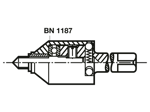 带尺寸的技术图：Ensat® 620 - 滚珠轴承 用于 620 型安装工具