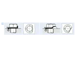 Assembly illustration for Tab washers with nose