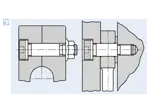 Assembly illustration for Hex socket head shoulder bolts