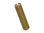 Product image of Slotted set screws with flat point, chamfered