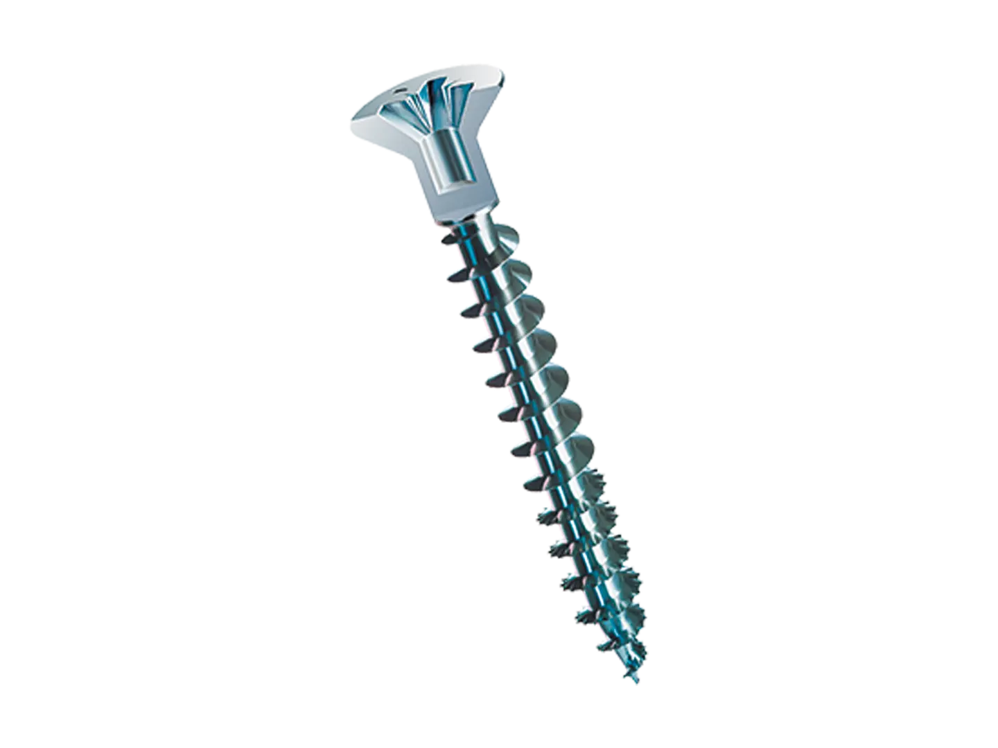 BN 1455 | 沉头纤维板螺钉 Z型十字槽，全螺纹，带中心孔