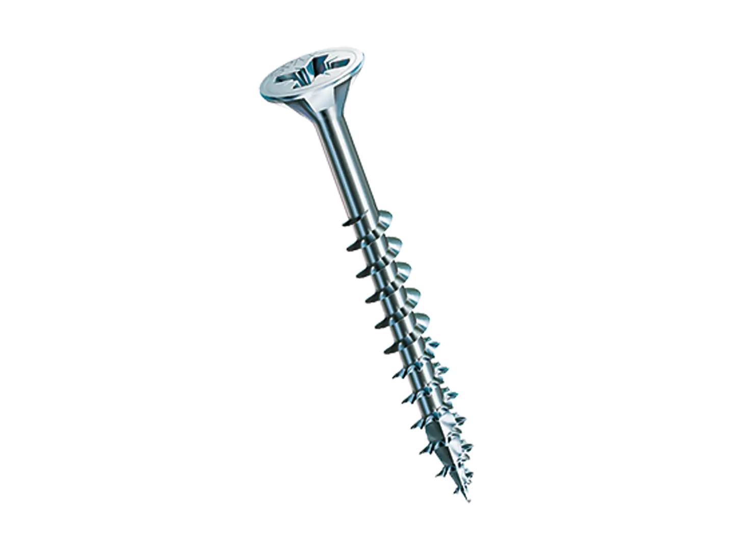 BN 1581 | Pozi Flat countersunk head chipboard screws form Z, partially threaded with 4CUT point