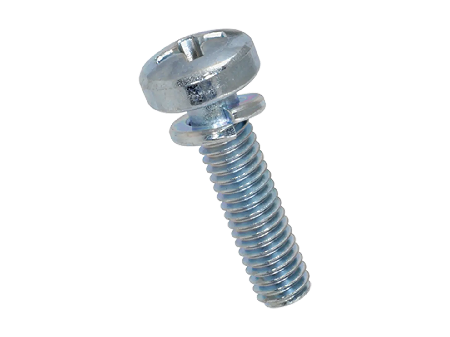 BN 1720 | Phillips pan head assembled (SEMs) screws form H, with captive spring lock washer DIN 127 B