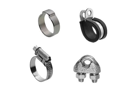 固定和夹紧紧固件 - 喉箍(抱箍)等
