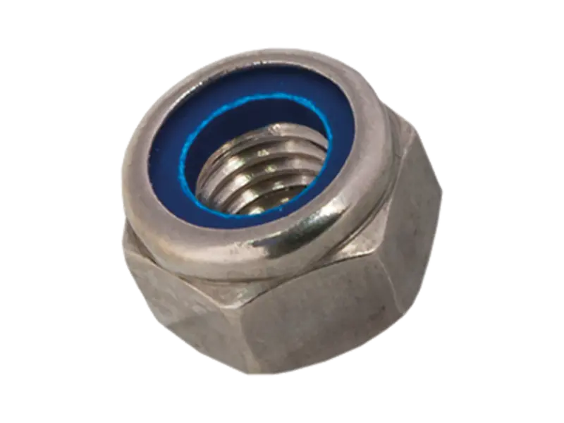 Product image of Prevailing torque type hex lock nuts high type with polyamide insert