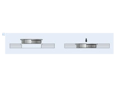 Assembly illustration for FASTEKS® FCL 2 - Compression limiters for press-in and mould-in, round headed