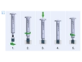 Assembly illustration for KEENSERTS® KNT 01 - Hand installation tools for inserts with locking kees light duty KNM / KNML