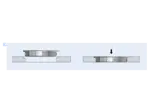 Assembly illustration for FASTEKS® FCL 4 - Compression limiters for press-in and mould-in, oval headed