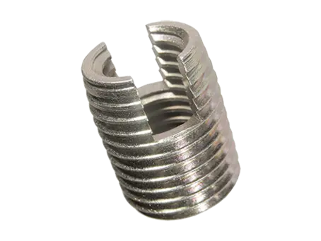 Product image of Ensat® S 302 - Self-cutting thread inserts with cutting slot, for light metals, thermoplastics and thermoset plastics