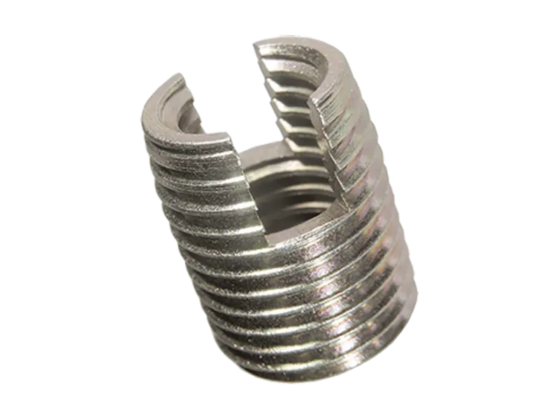 Product image of Ensat® S 302 - Self-cutting thread inserts with cutting slot, for light metals, thermoplastics and thermoset plastics