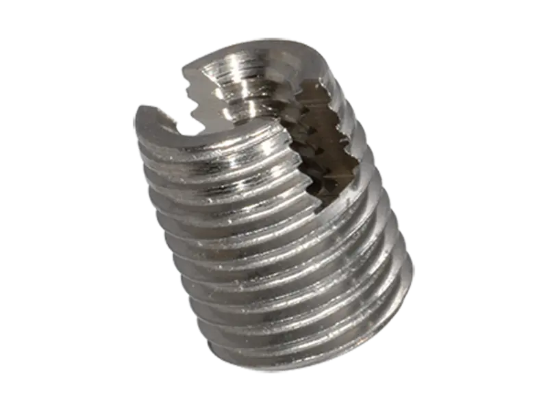 Product image of Ensat® S 302 - Self-cutting thread inserts with cutting slot, for light metals, thermoplastics and thermoset plastics