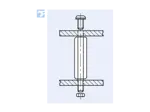 Assembly illustration for Hex stand-offs with internal and external thread