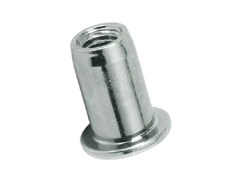 产品图片：TUBTARA® UPO/SPO (UT/FEF, ST/FEF) - 铆螺母 平头，圆形杆径，开口型