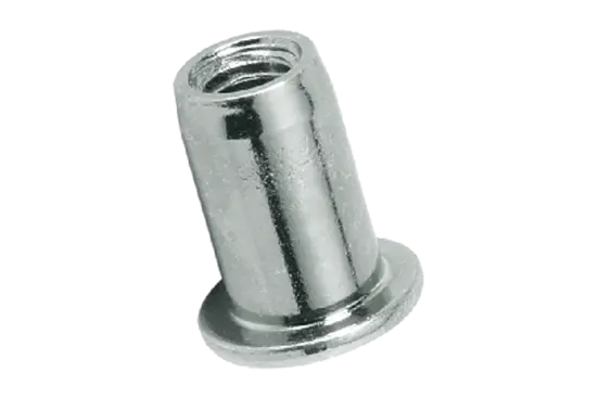 BN 4575 | Blind rivet nuts flat head, round shank, open end