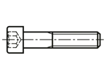 Technical drawing with dimensions of AVDEL® - Mandrel for setting tools