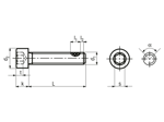Technical drawing with dimensions of 